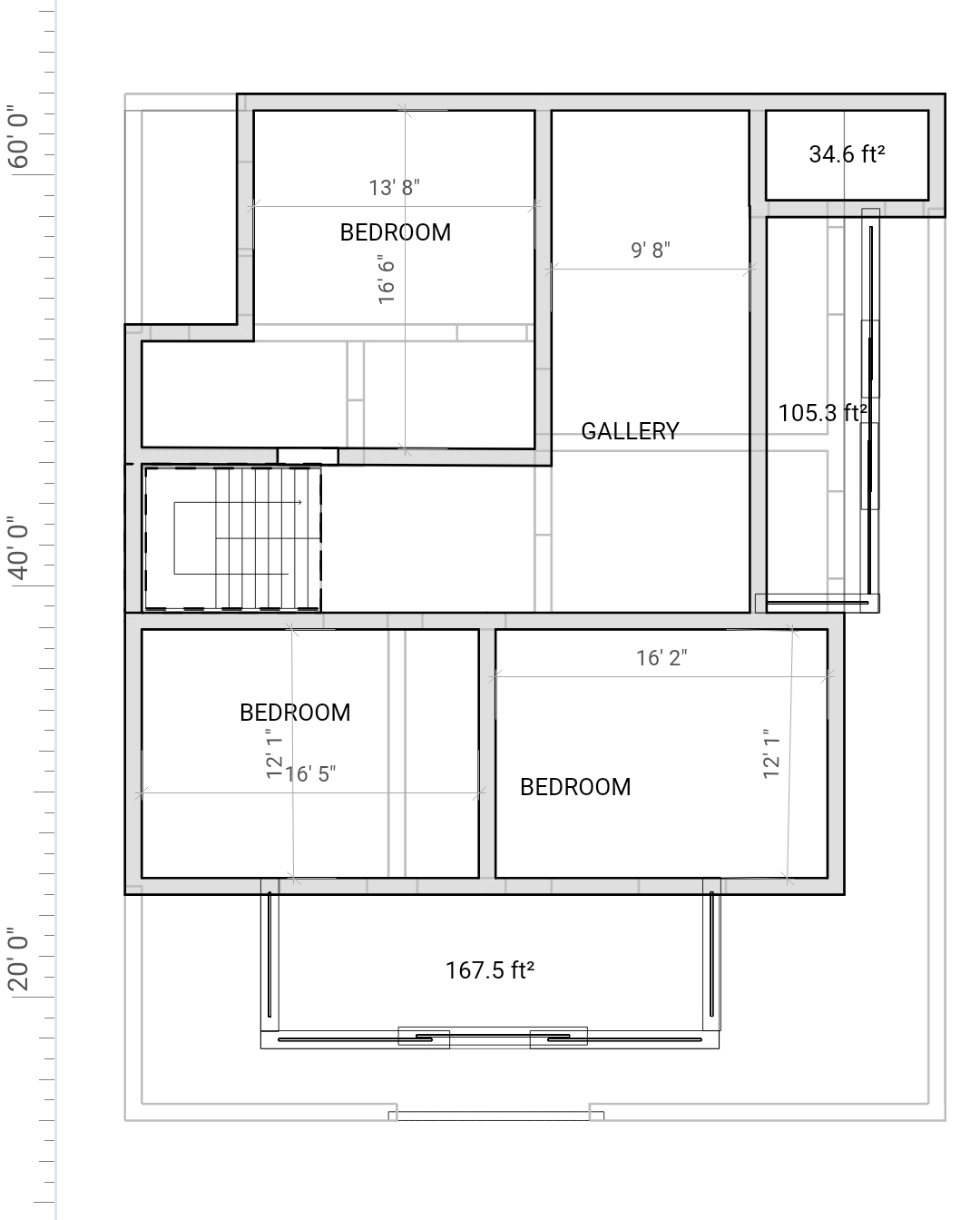 3 BHK Map Design by Saikas